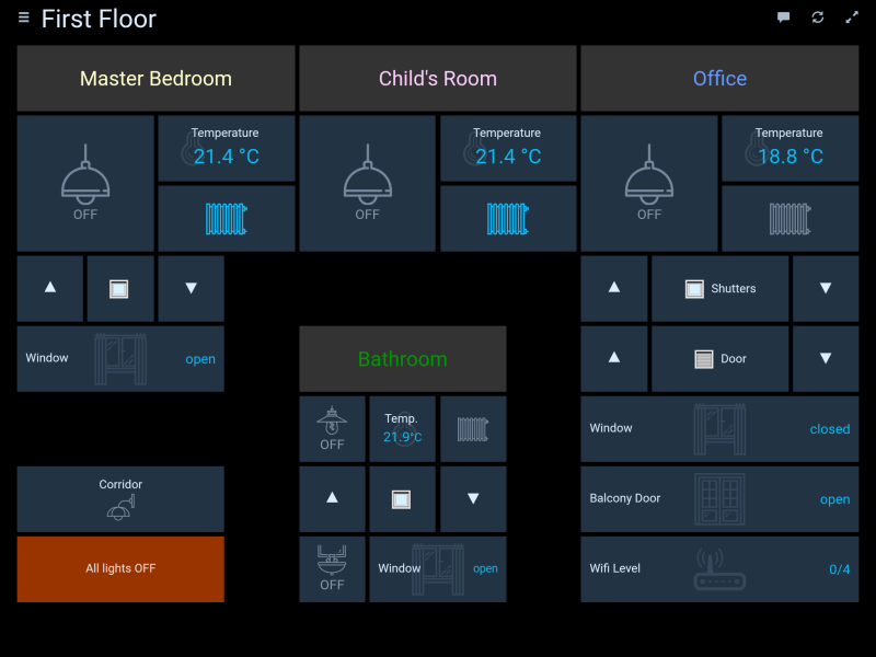 openHAB screenshot